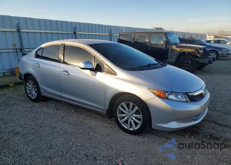 2012 Honda Civic Exl from USA, damaged, VIN 19XFB2F9XCE307340